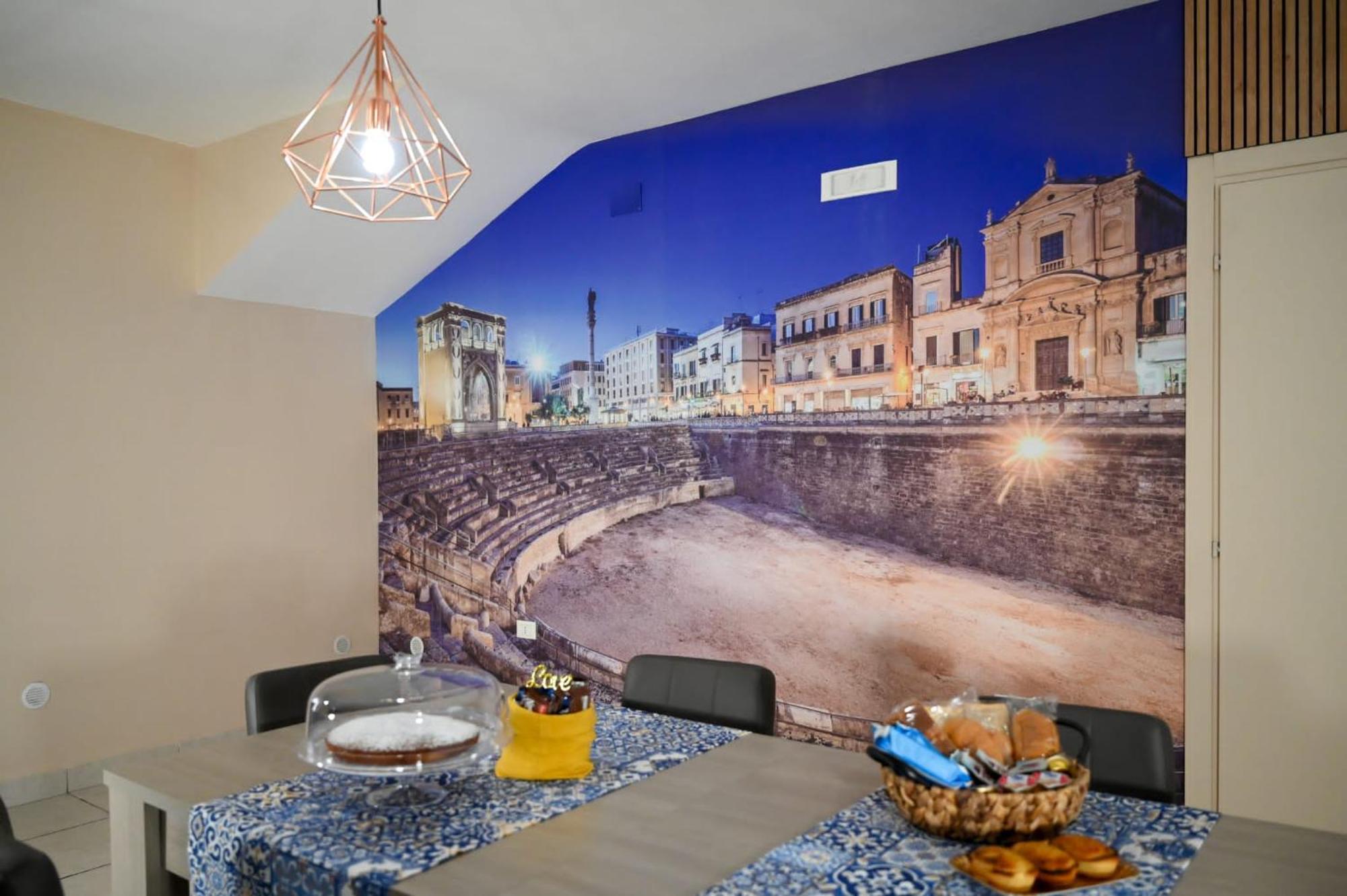"Il Vecchio Salone" Appartamento In Pieno Centro Con Garage Privato Lecce Luaran gambar